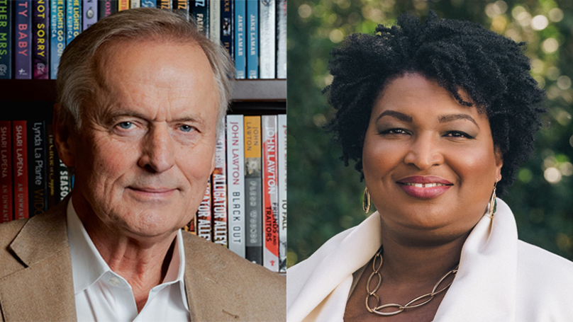 Bestselling Author John Grisham with Author and Political Leader Stacey Abrams - The French Illusion